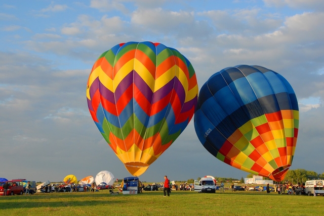  Decollo con le mongolfiere 